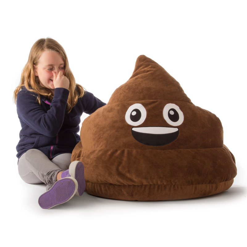 Ace Casual Furniture GoMoji Emoji Poo Bean Bag Chair & Reviews Wayfair
